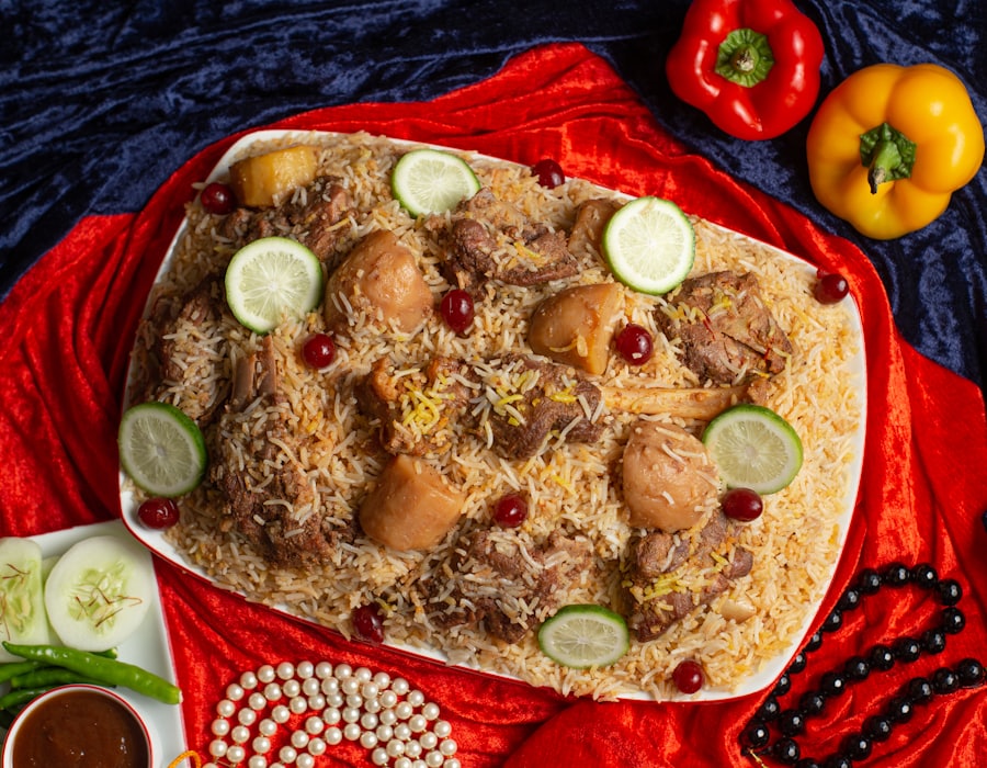 Jumbo family biryani platter