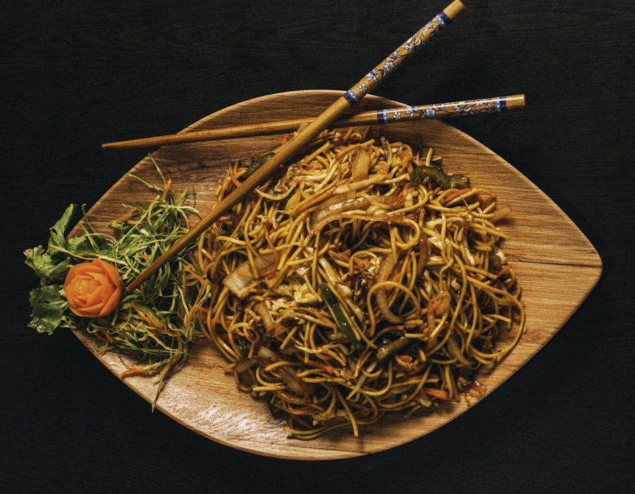 Street-style stir-fried noodles